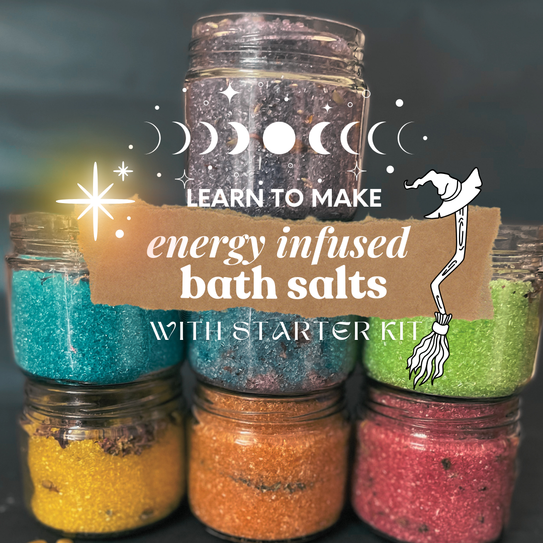 Energy Infused Bath Salts Making Workshop with a Starter Kit - 17th May 2025, Saturday