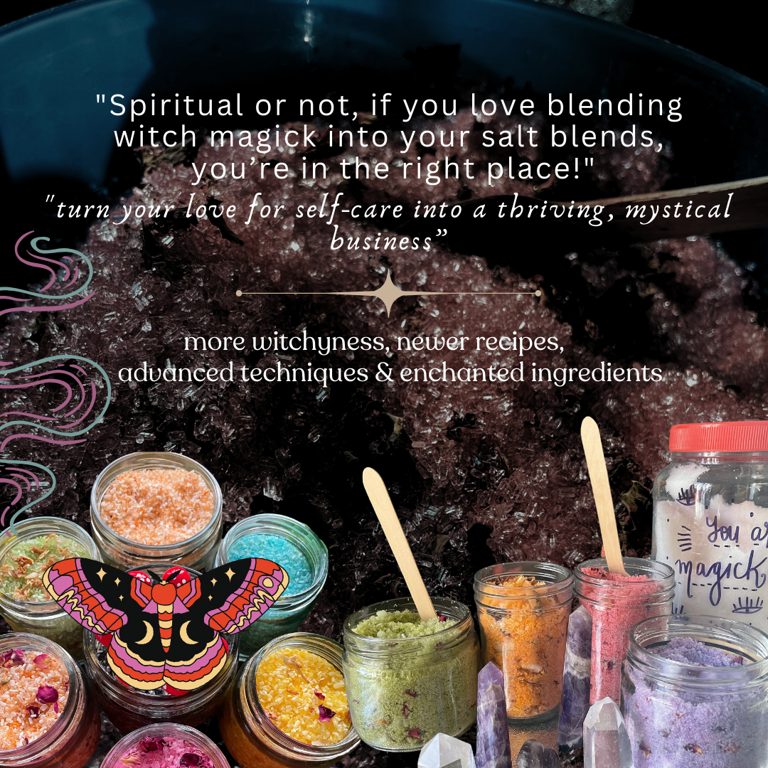 Witchy Edition of Energy Infused Bath Salts Making Workshop - 14th March 2026, Saturday