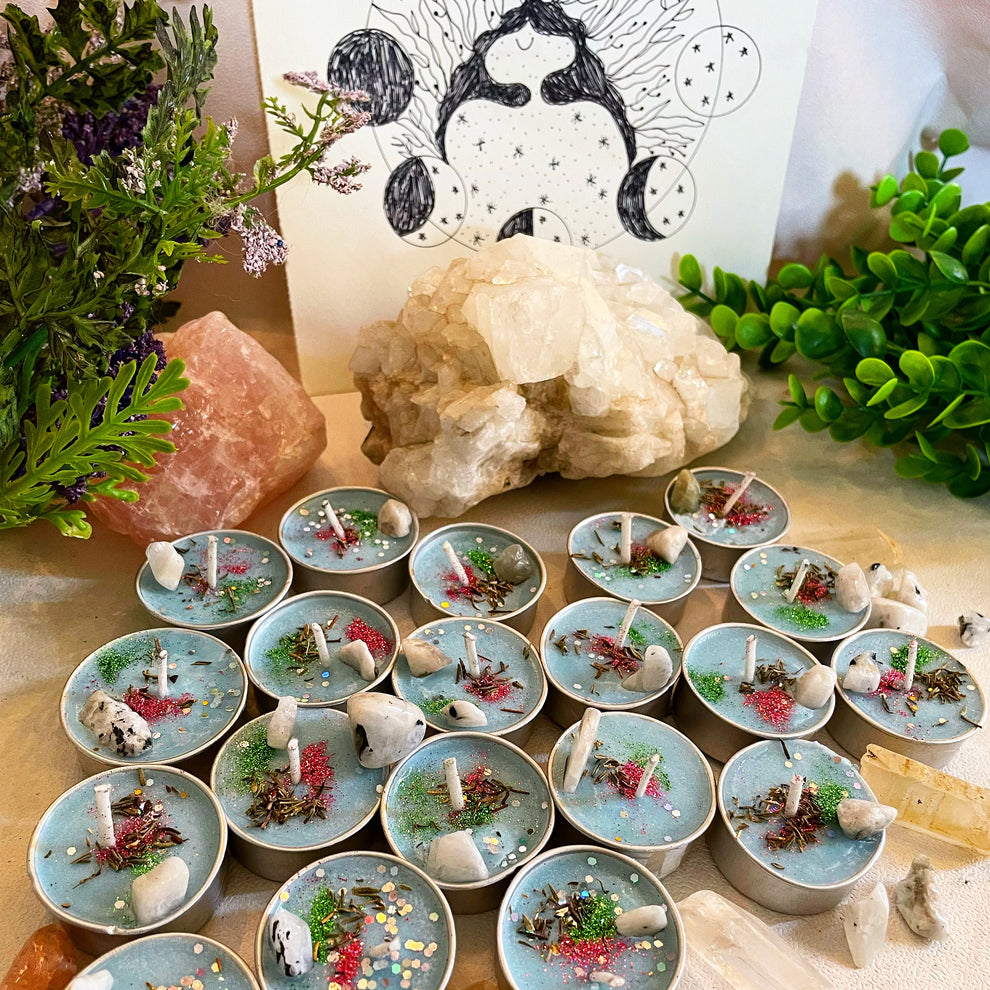 Divine Feminine Energy | Emotional Balance - Set of 25 - Ritual Tealig ...