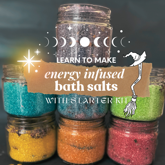 Energy Infused Bath Salts Making Workshop with a Starter Kit - 17th May 2025, Saturday