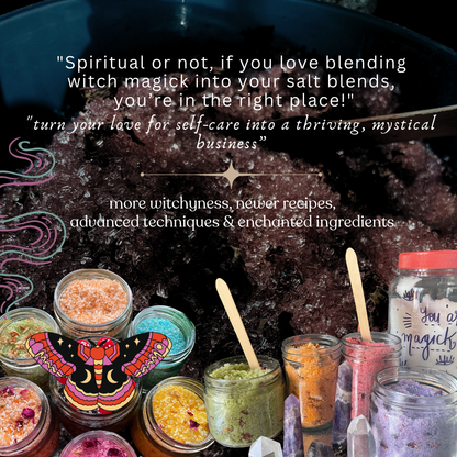 Witchy Edition of Energy Infused Bath Salts Making Workshop - 14th March 2026, Saturday