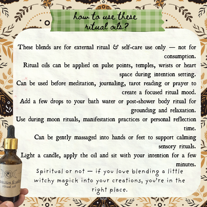 Ritual Oil Making Workshop — Introduction & Foundation - Recordings Available