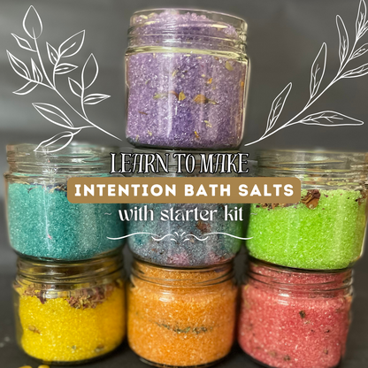 Intentions Bath Salts Making Workshop with a Starter Kit - 14th September 2024, Saturday