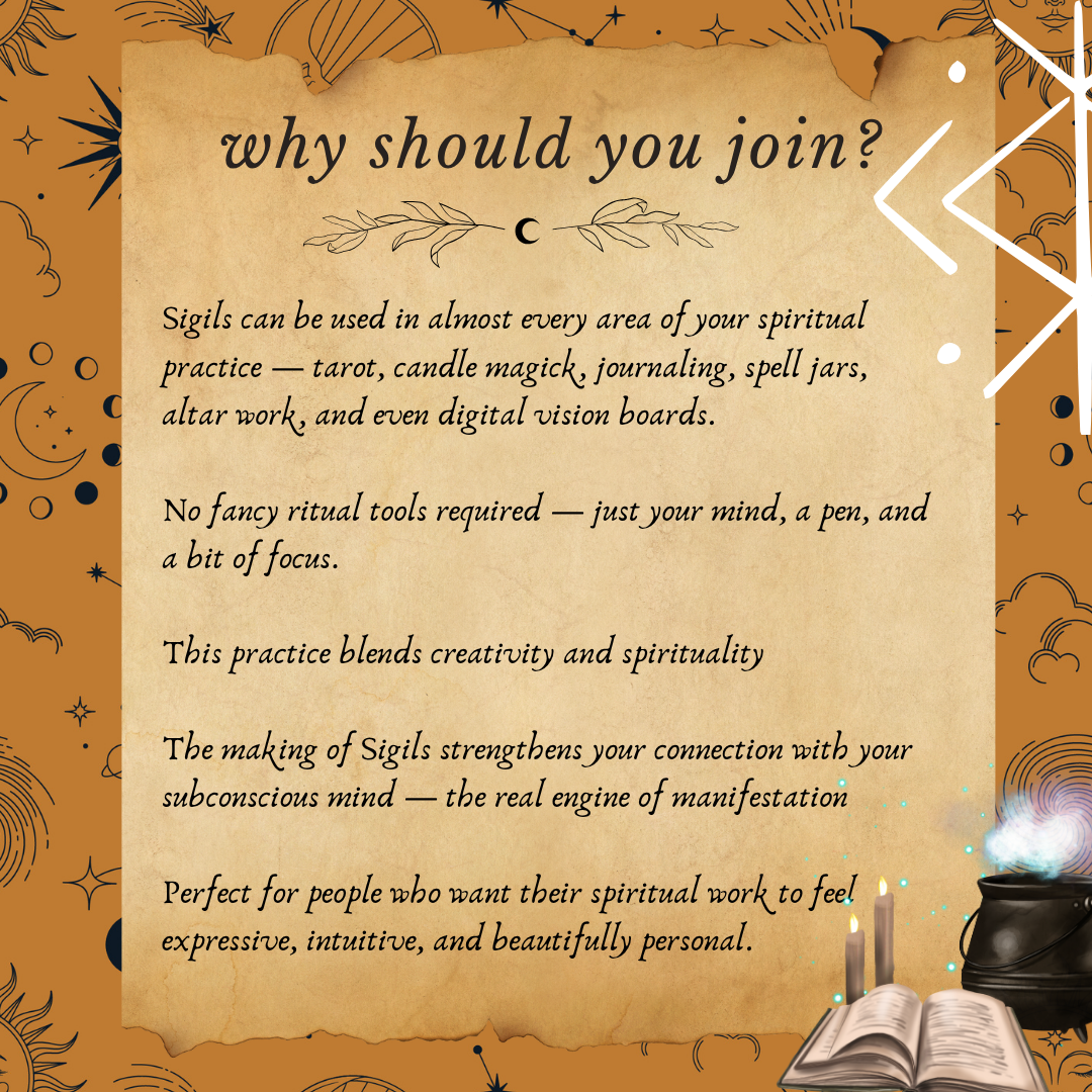 Sigil Magick Workshop - 20th September 2025, Saturday