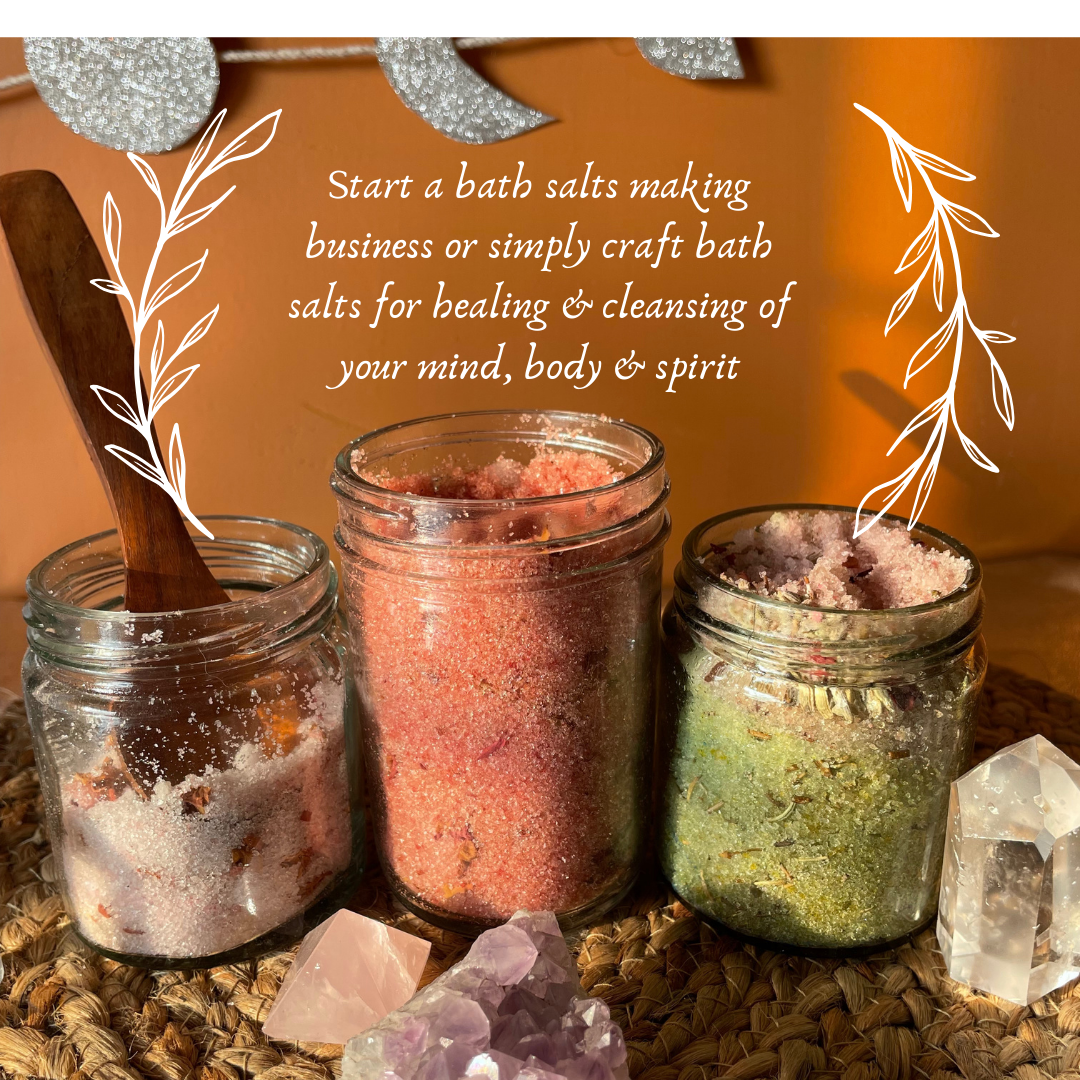 Energy Infused Bath Salts Making Workshop with a Starter Kit - 17th May 2025, Saturday