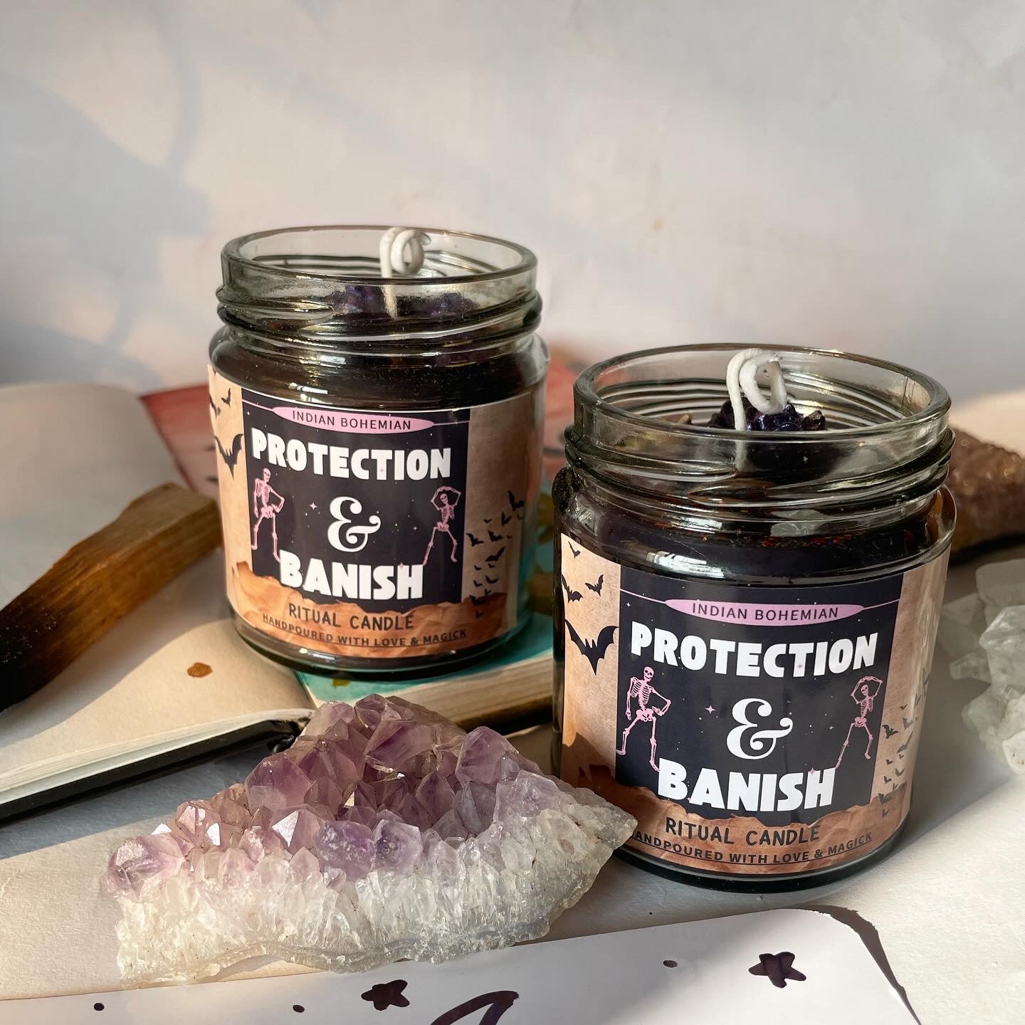 Protection & Banish | Toxic Cleanse Ritual jar candle