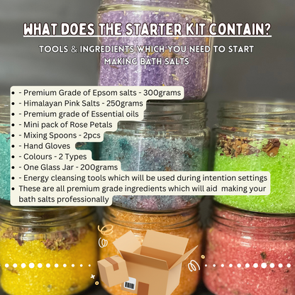 Intentions Bath Salts Making Workshop with a Starter Kit - 14th September 2024, Saturday