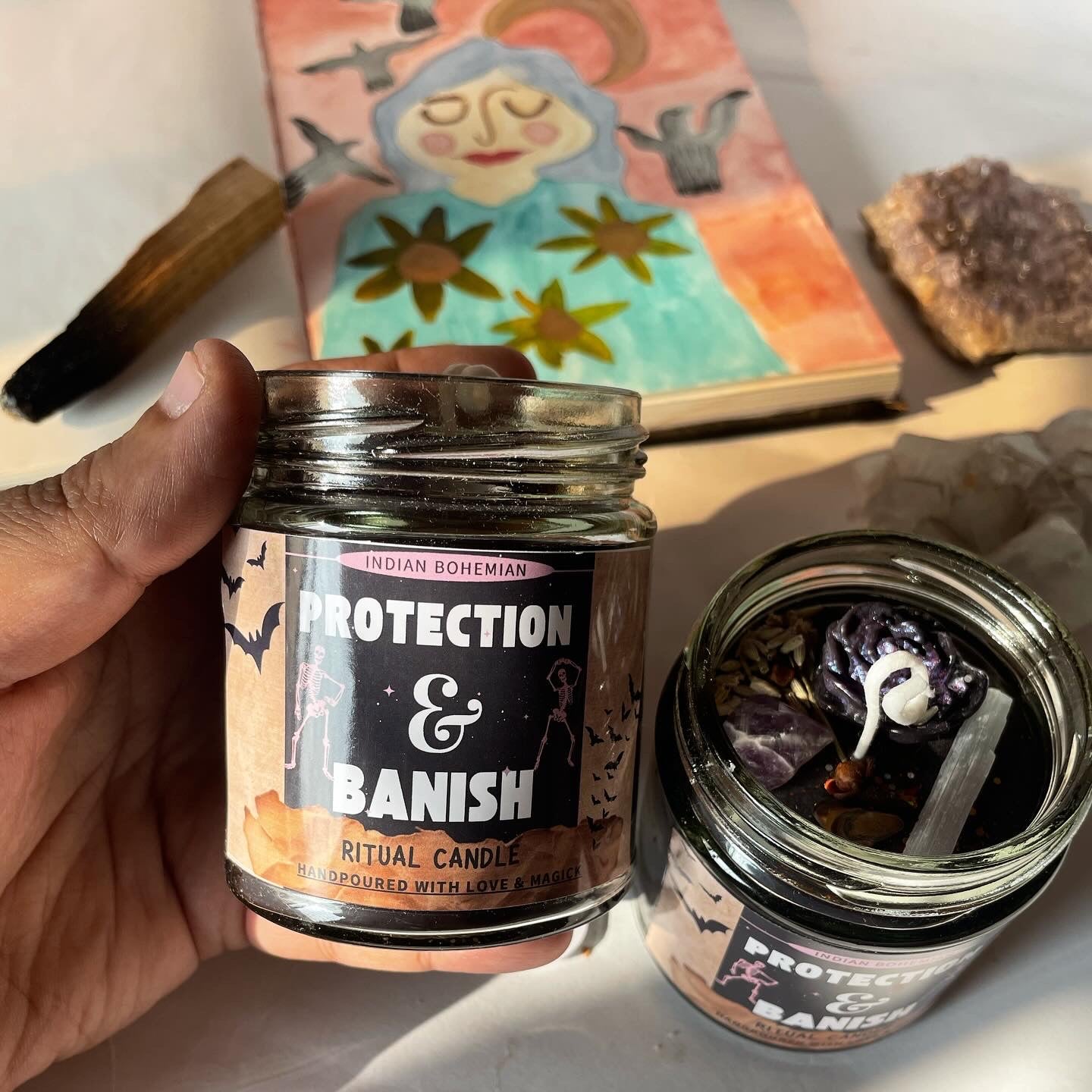 Protection & Banish | Toxic Cleanse Ritual jar candle