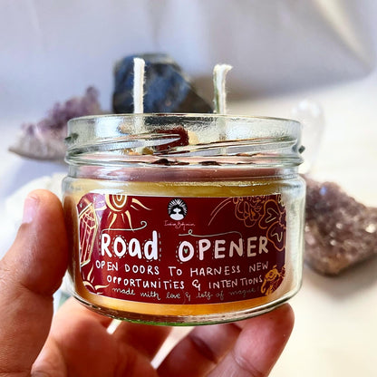 Road Opener, New Opportunities, Welcoming New Pathways - Ritual Jar Candle