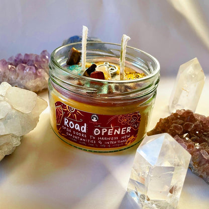 Road Opener, New Opportunities, Welcoming New Pathways - Ritual Jar Candle