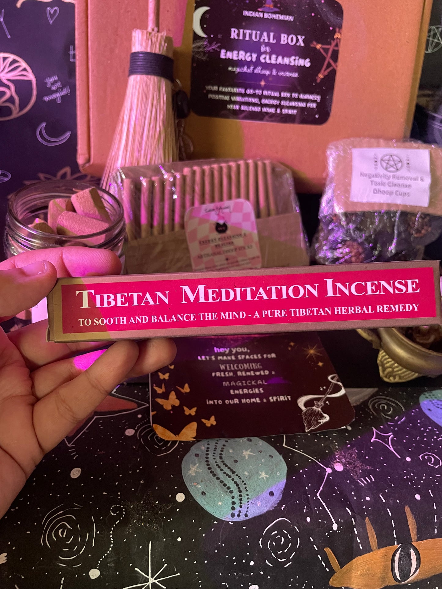 Ritual Box for Energy Cleansing - Home & Spirit | Incense & Dhoop