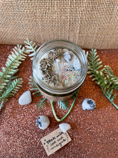 Divine Feminine Energy, Yin & Yang, New Beginnings - Ritual Jar Candle