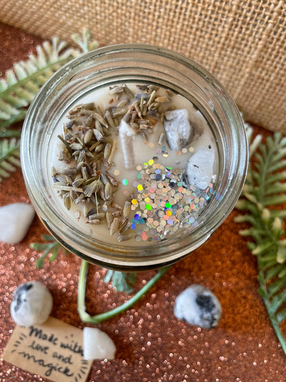 Divine Feminine Energy, Yin & Yang, New Beginnings - Ritual Jar Candle