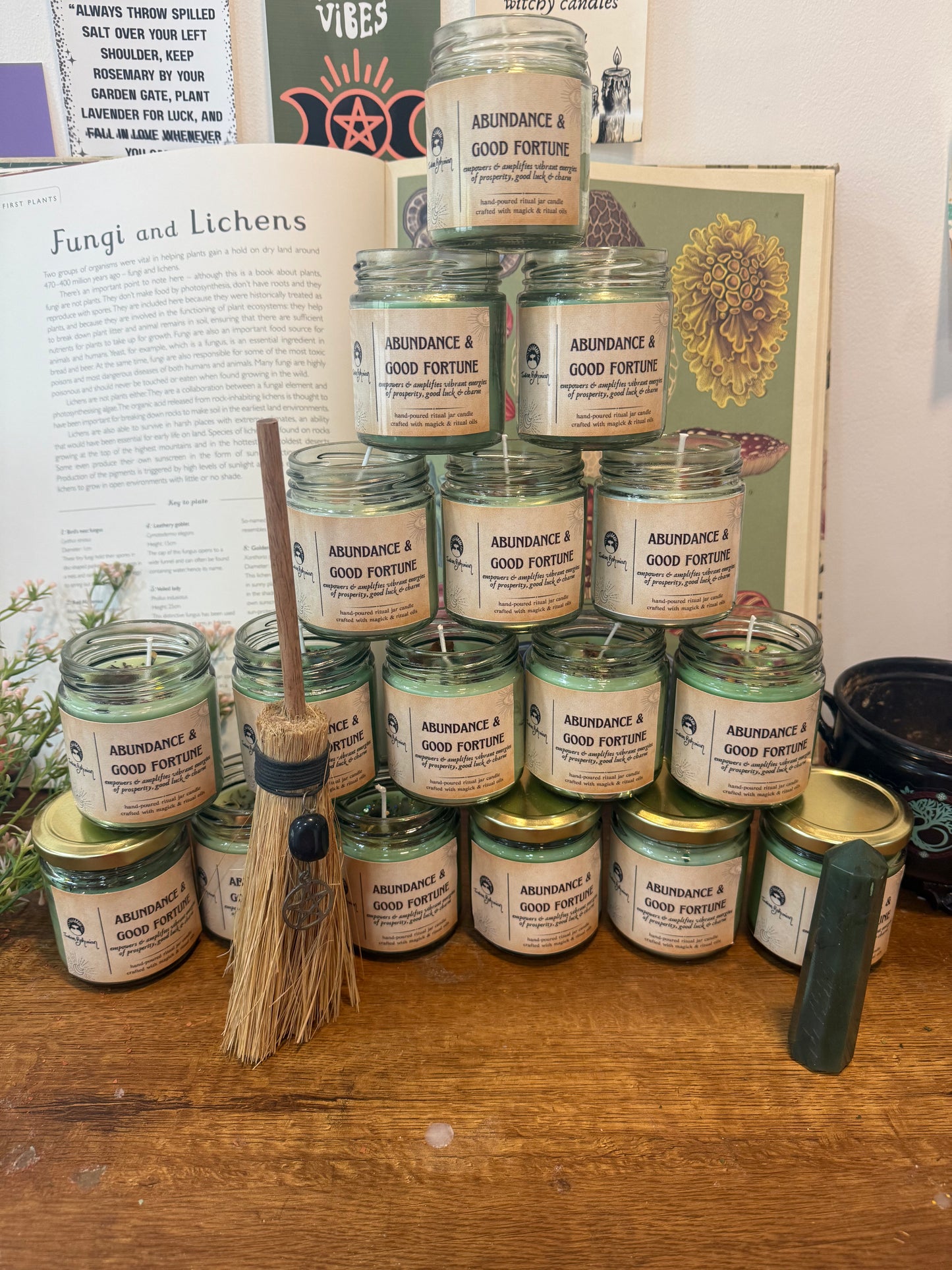 Abundance, Prosperity, Good Fortune - Ritual Jar Candle