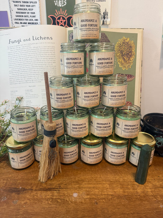 Abundance, Prosperity, Good Fortune - Ritual Jar Candle