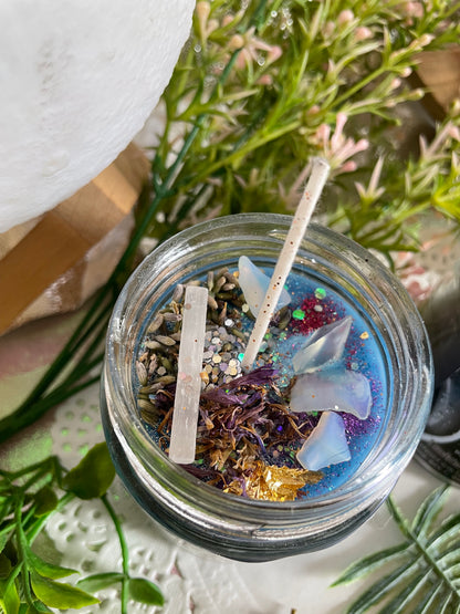 New Moon + Full Moon - Ritual Jar Candle Set - Receiving Moon Blessings