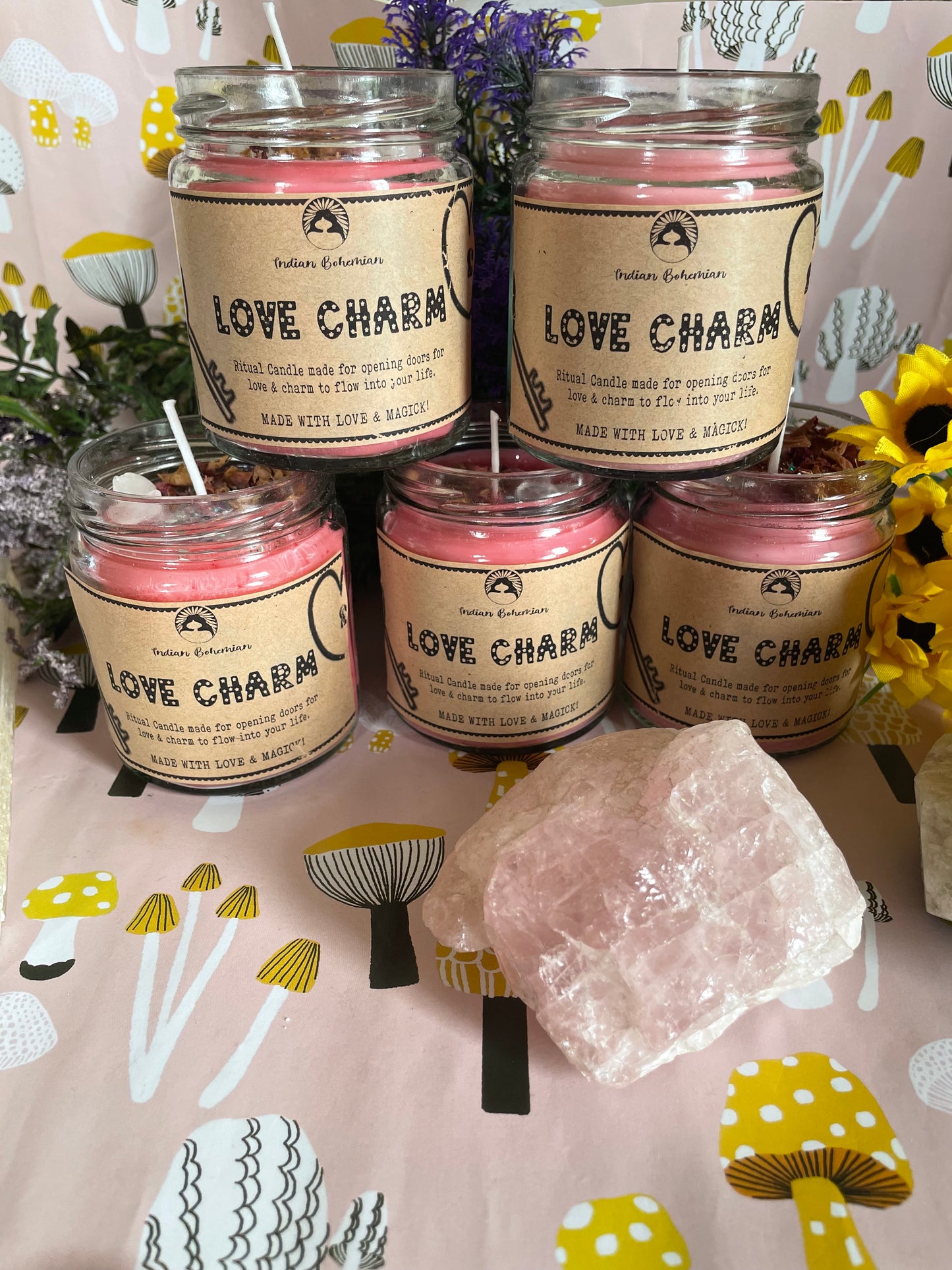 Love Charm, Relationship, Self-Love, Love Attraction & Manifestation, Partnerships - Ritual Jar Candle