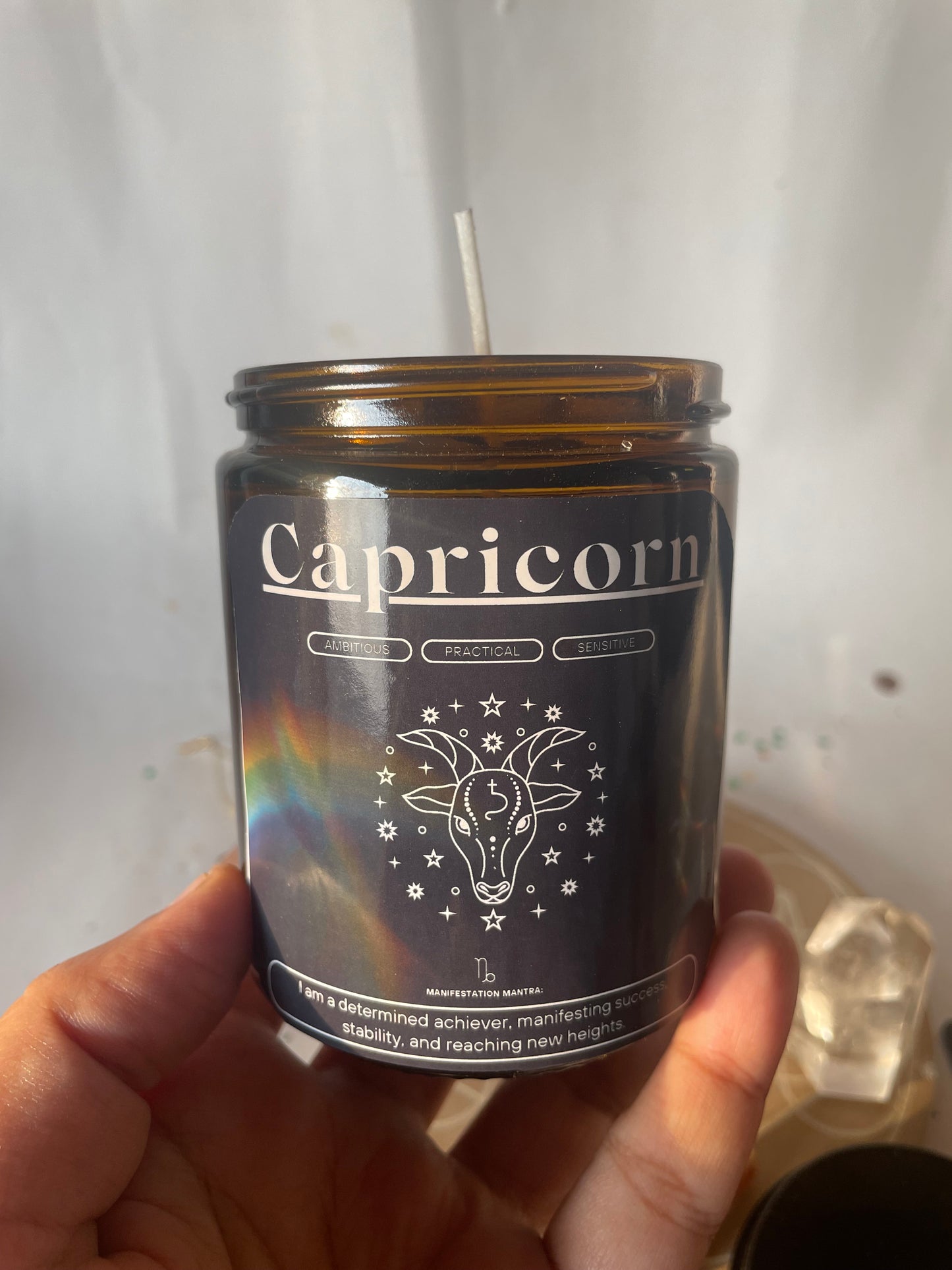 Capricorn Zodiac Ritual Jar Candle