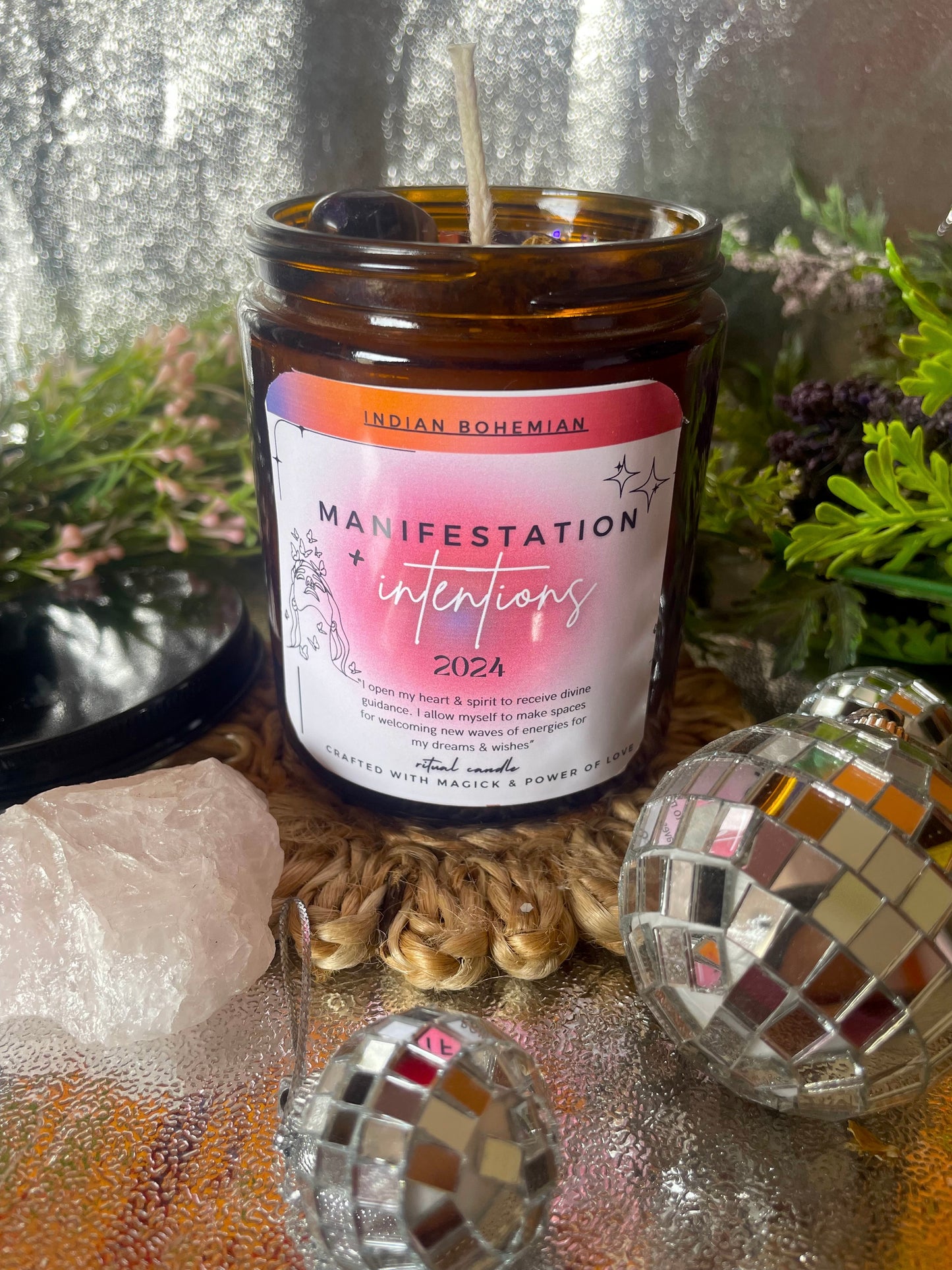 Manifestation + Intentions - 2024 | Dreamweaver -  Ritual Jar Candle