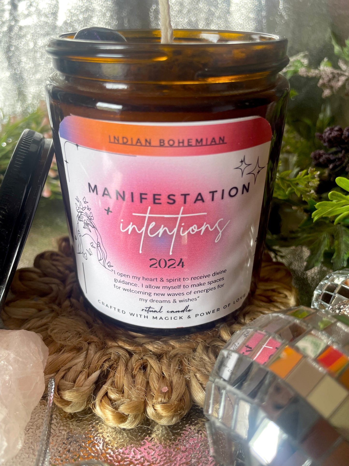 Manifestation + Intentions - 2024 | Dreamweaver -  Ritual Jar Candle