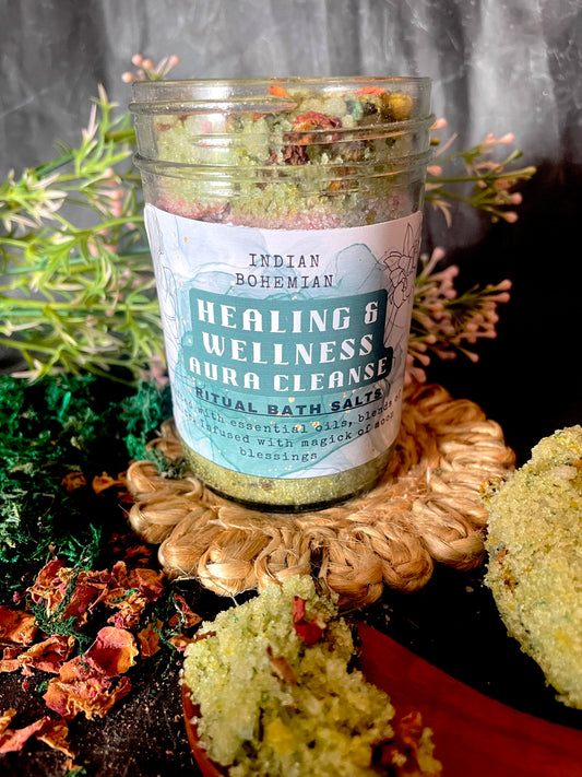 Healing, Wellness, Aura Cleansing Ritual Bath Salts | Holistic Healing | Bath Soaks