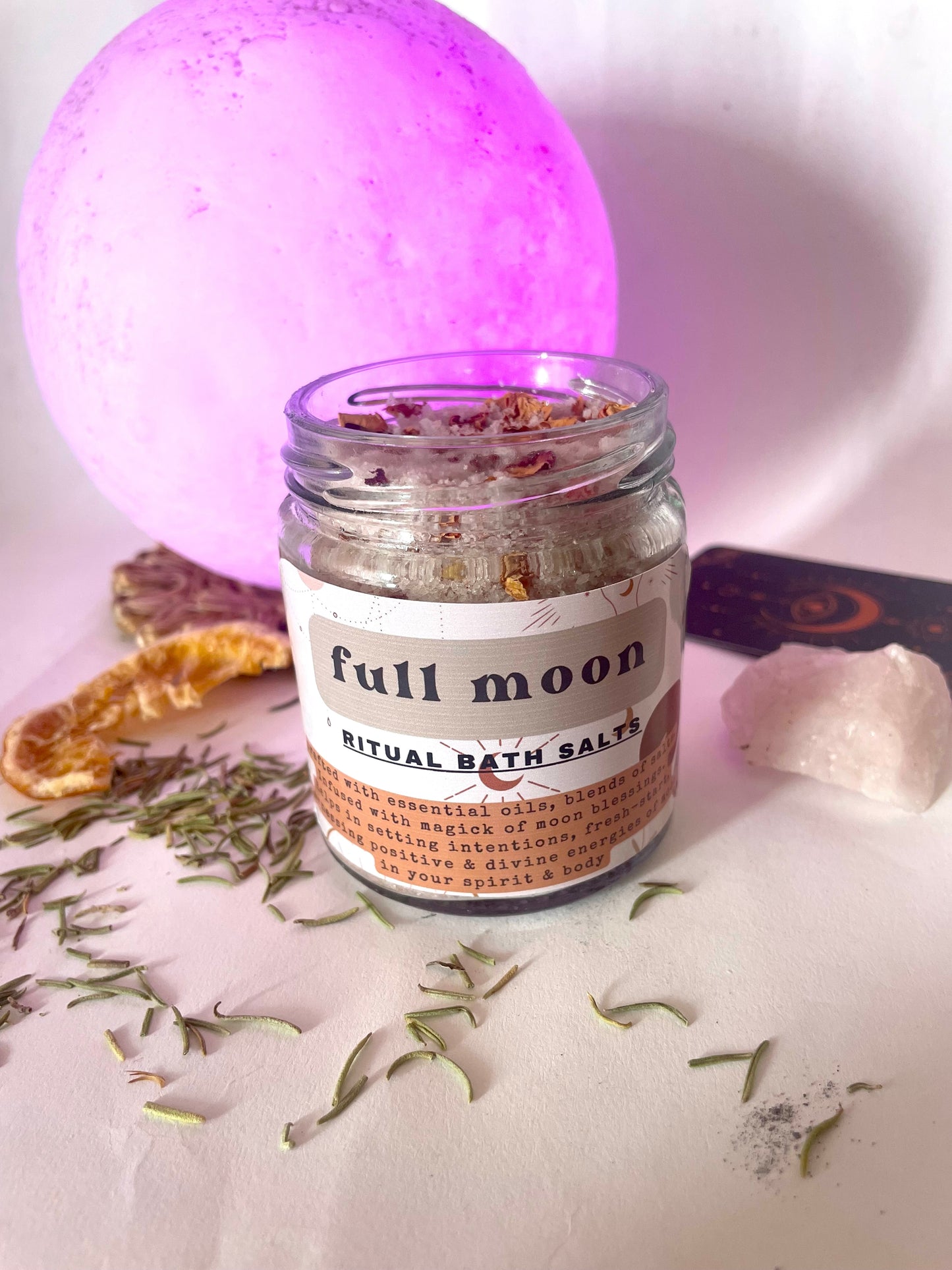 Full Moon Energy Ritual Bath Salts | Releasing Stagnant Energies & Uplifting Mood & Spirit