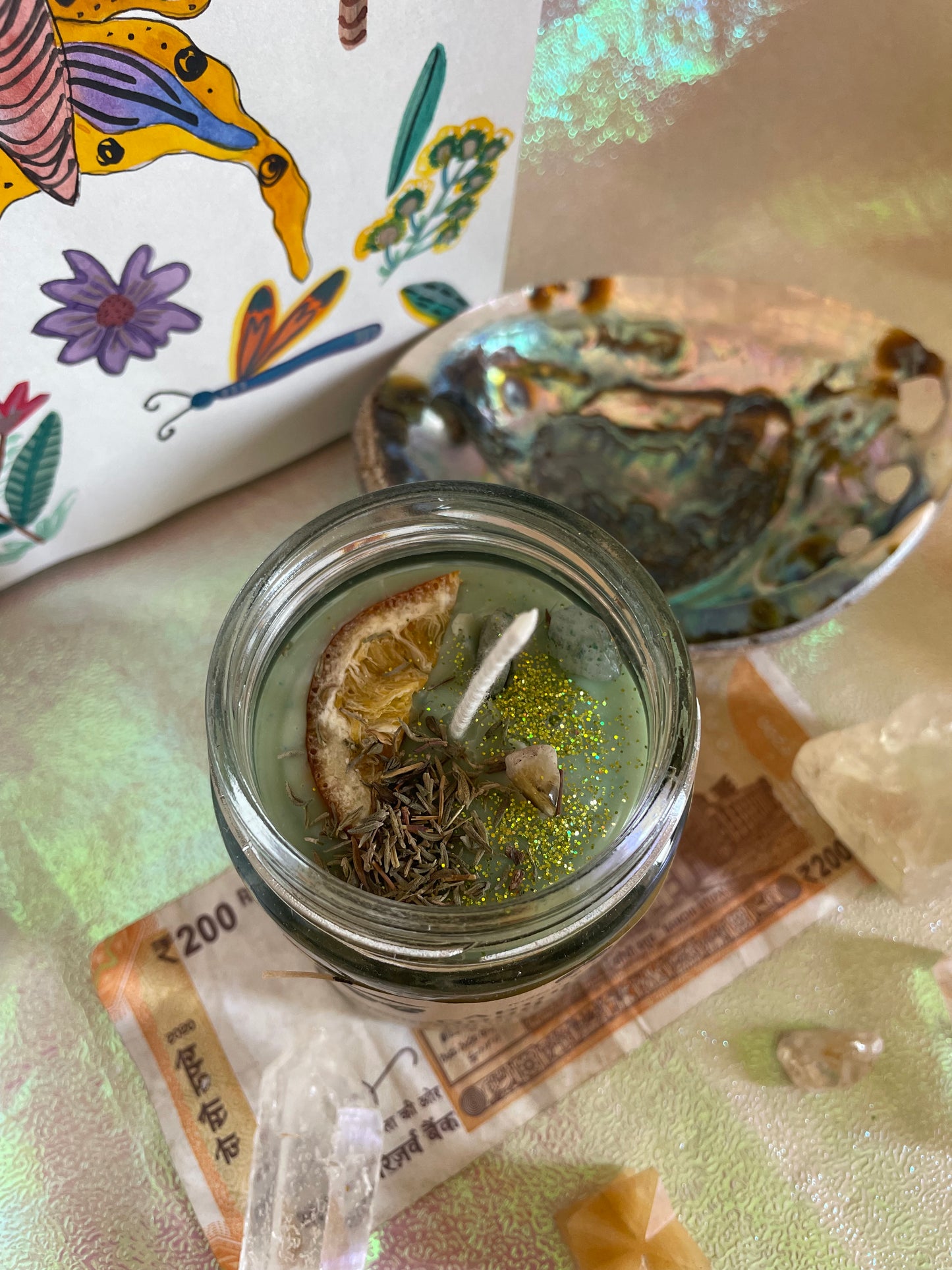 Abundance, Prosperity, Good Fortune - Ritual Jar Candle