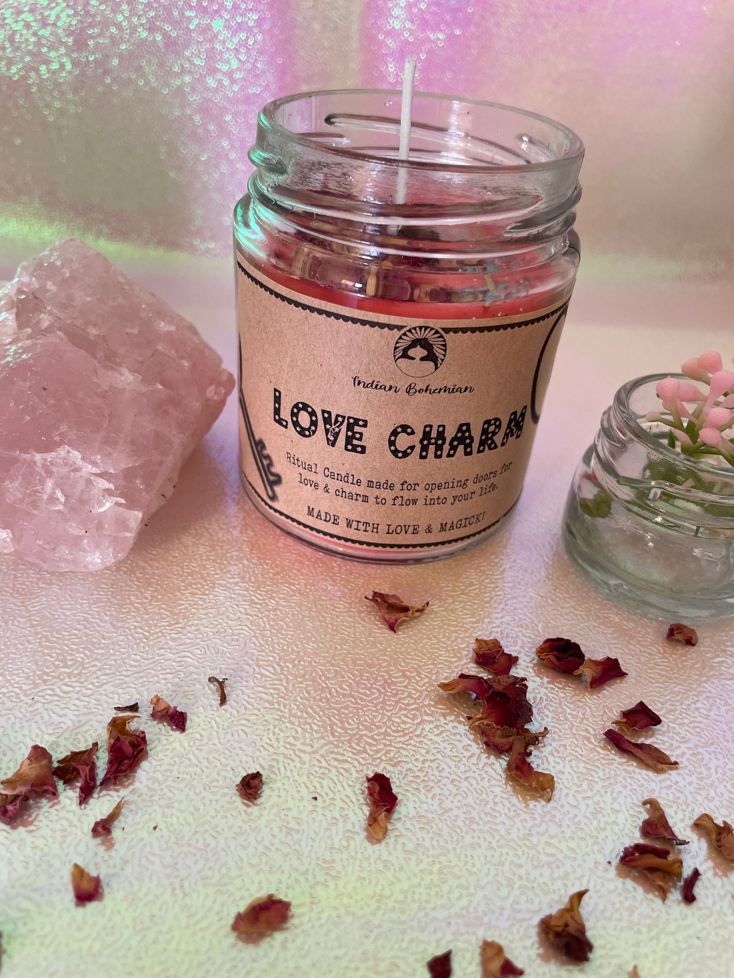 Love Charm, Relationship, Self-Love, Love Attraction & Manifestation, Partnerships - Ritual Jar Candle