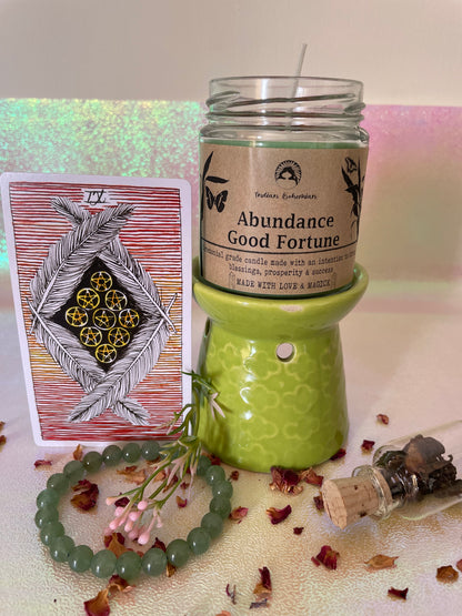 Abundance, Prosperity, Good Fortune - Ritual Jar Candle