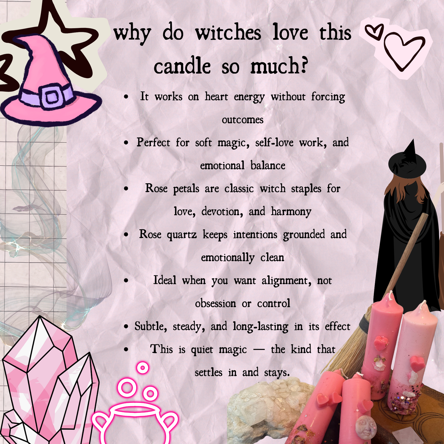 Offering & Spell Candle for Altar, Home & Spirit! - Set of 2pcs - Love • Grace • Harmony • Relationships