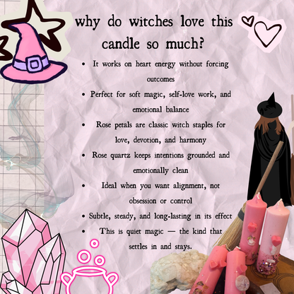 Offering & Spell Candle for Altar, Home & Spirit! - Set of 2pcs - Love • Grace • Harmony • Relationships