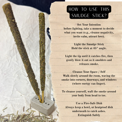 Witch's Smudge Sticks - Rosemary | Clarity, Protection & Renewal