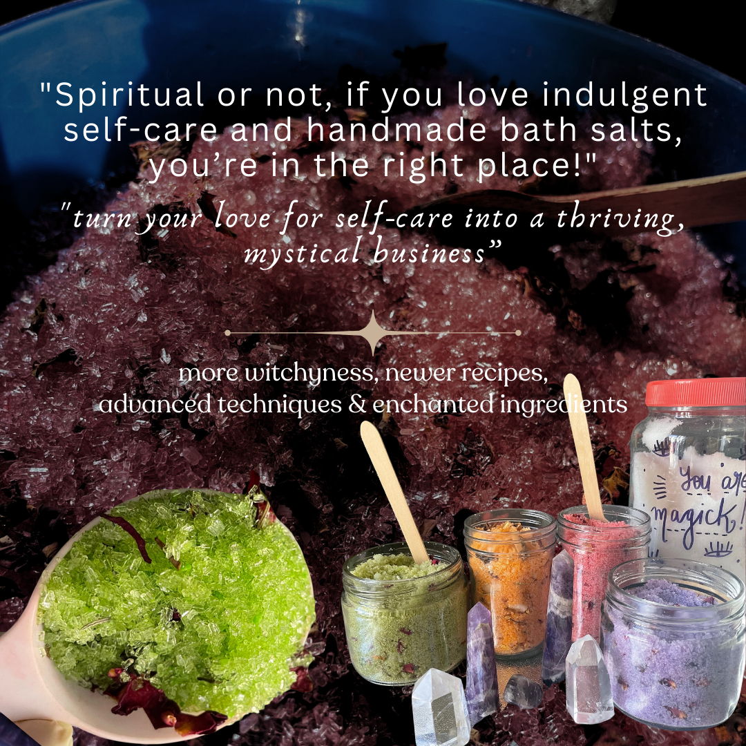 Advanced - Energy Infused Bath Salts Making Workshop with cozy Starter Kits - 20th December 2025, Saturday